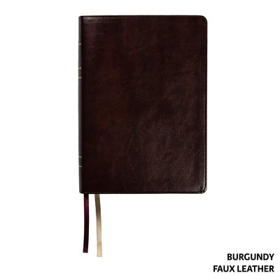 Lsb Inside Column Reference, Paste-Down, Reddish-Brown Faux Leather foto