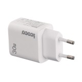 Incarcator Rapid 30W PD USB Type C + USB 3.0 Qualcomm, Alimentator Universal Apple, Samsung, Xiaomi, Huawei, Telefoane, Tablete, Casti
