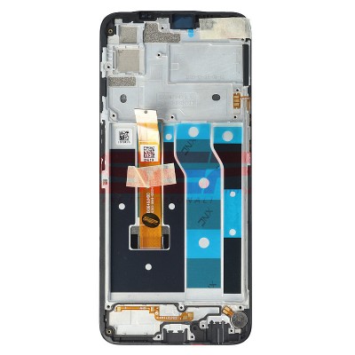 LCD+Touchscreen cu Rama Realme 6S BLACK Original Service Pack foto