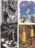 Lot 40 Felicitari Diverse Straine Uzate Colectie Bnk Cp