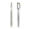 Cercei Argint 925 Atcom, Model 56, Cristale, Sistem Inchidere Lobster, Diametru 1mm, Argintiu, Damă