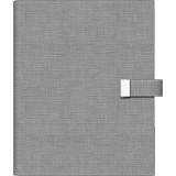 Agenda organizer A5 cu catarama gri Elegance