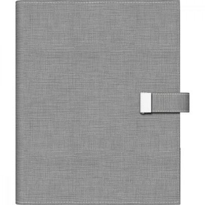 Agenda organizer A5 cu catarama gri Elegance foto