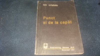 ION CRISTOIU - PUNCT SI DE LA CAPAT foto