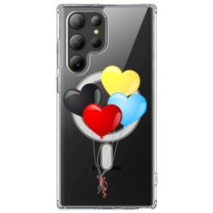 Husa personalizata samsung galaxy s24 ultra, magsafe atasare magnetica, balloons of love foto