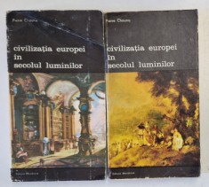CIVILIZATIA EUROPEI IN SECOLUL LUMINILOR- PIERRE CHAUNU -BUC. 1986 -VOL.I-II