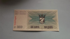 Bosnia Hertegovina 100 dinari 1992 foto