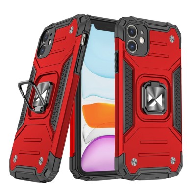 Husa pentru APPLE iPhone 11 - Ring Armor (Rosu) Wozinsky foto