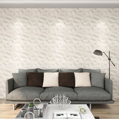 vidaXL Panouri de perete 3D, 12 buc., 0,5 x 0,5 m, 3 m&amp;sup2; foto