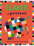 Elmer si prietenii. Carte de colorat la petrecere/David McKee