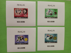 RAS AL KHAIMA, SPORT - COLITE MNH foto