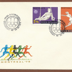 FDC 913-b - JOCURILE OLIMPICE MONTREAL 76 - B