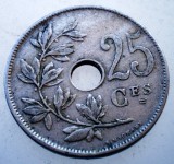 7.537 BELGIA 25 CENTIMES 1923 BELGIQUE, Europa, Cupru-Nichel