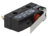 Micro&icirc;ntrerupător SNAP ACTION 0,1A/250VAC SPDT cu manetă