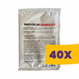 Inno-Chlor granul&aacute;tum 60g (10 liter fertőtlen&iacute;tő hypo oldat elő&aacute;ll&iacute;t&aacute;s&aacute;hoz) (Karton - 40 db)