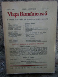 Revista Viata Romaneasca Nr.: 7-8 IULIE-AUGUST 1978 ANUL XXXI
