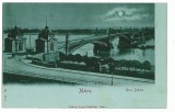 GER 53 - MAINZ, bridge, Litho, Germany - old postcard - used - 1899