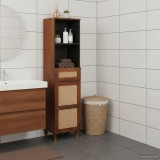 VidaXL Bufet cu sertar cu raft cu depozitare Maro 38 x 33.5 x 160 cm 4018902