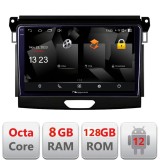 Navigatie Ford Ranger Android 2K QLED 8GB RAM 128GB, 4G, DSP, 360