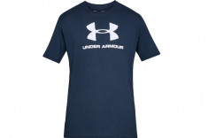 Tricouri Under Armour Sportstyle Logo Tee 1329590-408 albastru marin foto