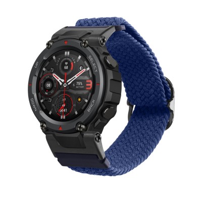 Curea Kwmobile pentru Amazfit T-Rex/T-Rex Pro, Albastru, Nylon, KWM000018RA005C foto