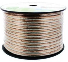 Cablu difuzor transparent 2X4.00mmp, 100m, Well foto