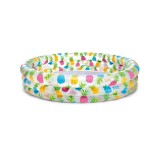 Piscina gonflabila pentru copii, 132x28 cm, Vinil, 248l, Model Fructe, ATU-V0124, Rotund