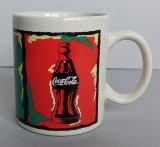 Cana Coca-Cola de colectie 300ml, imprimata in stil pop art, editie limitata