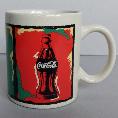 Cana Coca-Cola de colectie 300ml, imprimata in stil pop art, editie limitata