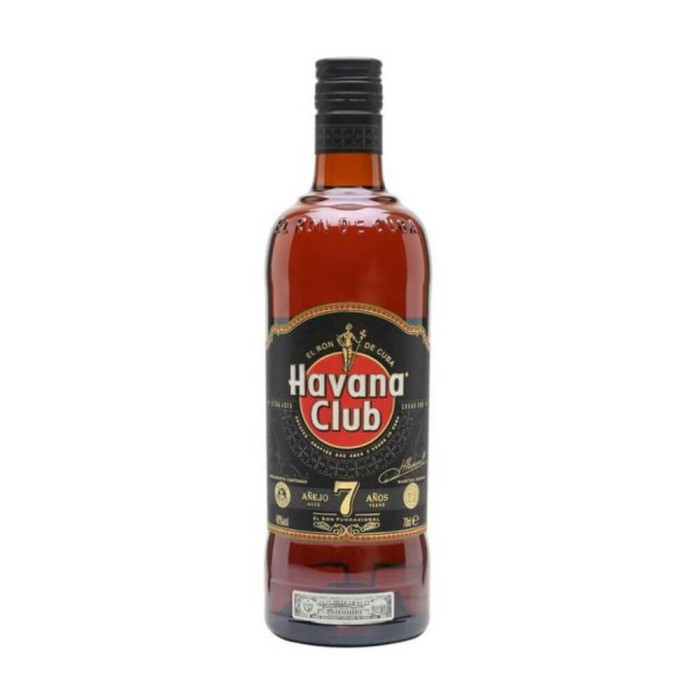 Rom Havana Club, 0.7 L, Alcool 40%, 7 Ani Vechime, Rom Havana Club Anejo 7 Ani, Rom 7 Ani, Rom Havana Club 7 Anos, Sticla de Rom Havana, Rom 40% Alcoo