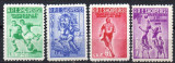 C2586 - Albania 1959 - Sport 4v.neuzat,perfecta stare, Nestampilat