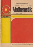C. Nastasescu, C. Nita, Gh. Rizescu - Mathematik. Lehrbuch fur die IX. Klasse.
