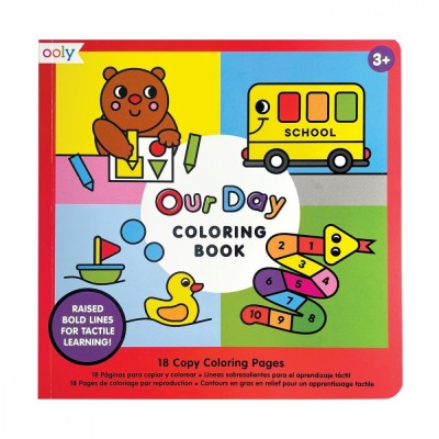 Carte de colorat cu contur reliefat - Our Day foto