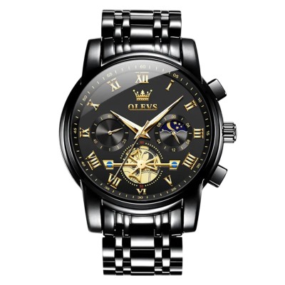 Ceas barbatesc Olevs Multifunctional Quartz Calendar Elegant Business foto