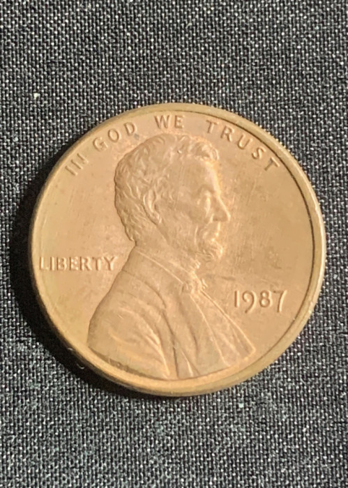 Moneda One cent 1987 USA