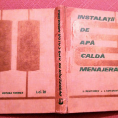 Instalatii de apa calda menajera - L. Dumitrescu, I. Rappaport