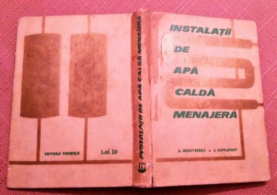 Instalatii de apa calda menajera - L. Dumitrescu, I. Rappaport foto