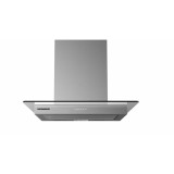 Hota decorativa HDCH-MD630GIX, 60 cm, design T-shape, 630 m3/h, 3 trepte de viteza, 1 motor, Inox