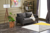 Cumpara ieftin Canapea fixa Bella Sofa, Balcab Home, 2 locuri, 177x81x85 cm, lemn, antracit