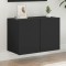 Gossi comoda tv de perete, negru, 60x30x41 cm