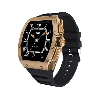 Ceas Smartwatch XK Fitness M2 cu Monitorizare somn, Ritm cardiac, Tensiune arteriala, Moduri sportive, Notificari, Negru foto