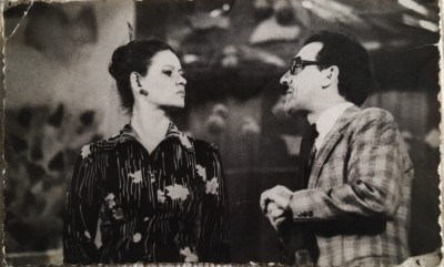 1982 Foto originală Lucia Boga și Mișu Fotino, text verso / teatru, film, actori foto