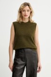 Marc O&#039;Polo vestă din amestec de l&acirc;nă culoarea verde, light, 5000006924