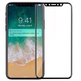 Folie sticla securizata flippy pentru apple iphone x full face, 9h, negru