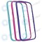 Motorola Moto E2, Moto E 2nd Gen. Bumper triplu pachet violet/zmeura/tucoaz ASMSTBNDTQPRSP-M