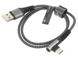 Cablu USB 2.0 USB A la USB C &icirc;n unghi 0,5m