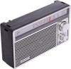 Radio portabil cu acumulator, AM/FM/SW3, Player muzical USB/SD, baterie re&icirc;ncărcabilă, design portabil, argintiu