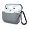 Techsuit - Silicone Case - for AirPods Pro 1 / 2, Smooth Ultrathin Material - Grey