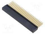 Conector SAMTEC şiruri pini tată 64 PIN 2,54mm aurit THT soclu