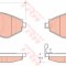 Set placute frana,frana disc DAEWOO NUBIRA Break (KLAN) (2003 - 2016) TRW GDB3347